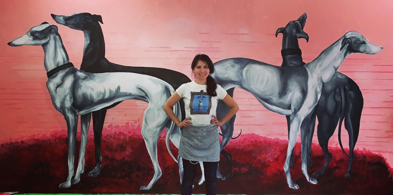 4 greyhounds